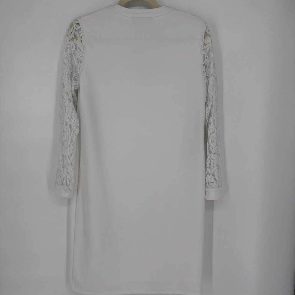 Kasper Womens Size Small White Lace Sheath Dress Work Office Career - Picture 8 of 14